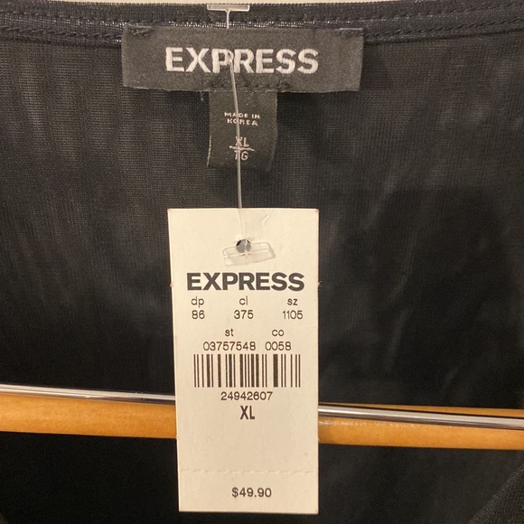 Express Shear Black Top XL - Picture 2 of 3